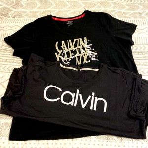 Calvin Klein Performance Black And White Tee Bundle